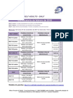 Convocatorias de Exámenes de Francés 2018