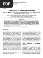 Tuberculosis: A Case Study of Pakistan: Review