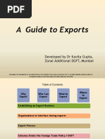 Guide To Exports