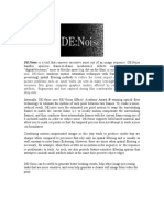 DE:Noise Is A Tool That Removes Excessive Noise Out of An Image Sequence. DE:Noise