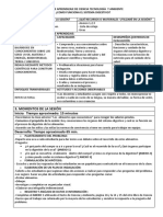 Sesión de Aprendizaje de Ciencia Tecnología y Ambiente ¿Como Funciona El Sistema Digestivo?