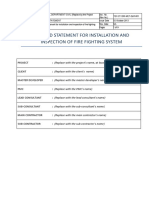 TEC-211200 - MET-DoR-001 (Method Statement For Installation and Inspection of Firefighting System) (K)