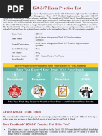 Oracle 1Z0-347 Cloud Exam Practice Material  