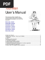 User'S Manual: Toolman