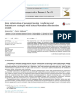 2014 Lee and Madanat - Joint Optimization of Pavement Design, Resurfacing and Maintenance Strategies With History-Dependent Deterioration Models