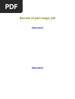 Secrets of Pact Magic PDF