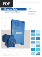 WEG Crusher Duty Three Phase Motor Usacd10.2016 Brochure English