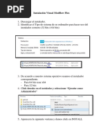 Instalación Visual Modflow Flex