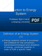 Energy Utilisation