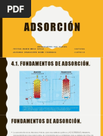 Adsorcion Prof - Ruth Operaciones Unitarias 3 Melo, Romo