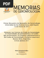 Memorias de Gerontologia 1 PDF