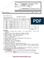 Devoir de Synthèse N°1 - Informatique - 3ème Economie Gestion (2009-2010) 2