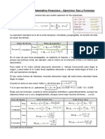 Resumen FSR de Matematica Financiera - Ejercicios Tipo y Formulas