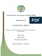 Trabajo Grupal G3 - Utilidad Total y Máxima