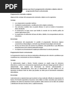 Las Ventajas y Desventajas Que Tiene La Programación Orientada A Objetos Sobre La Programación Lineal o Estructurada