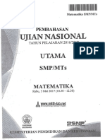 Pembahasan MAT SMP 2017