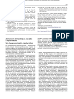 Alteraciones Dermatológicas Asociadas A Hipotiroidismo