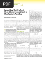 Laplace's Law: What It Is About, Where It Comes From, and How It Is Often Applied in Physiology