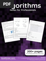 Algorithms Notes For Professionals