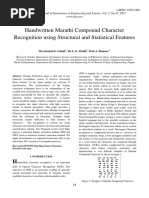 Handwritten Marathi Compound Character PDF