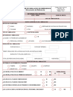 Formato Informe de Simulacro de Emergencia