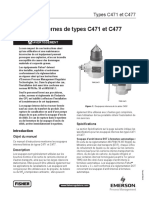 c471 c477 Internal Valves LP Instruction Manual French FR 127478