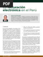 La Facturación Electrónica en El Perú