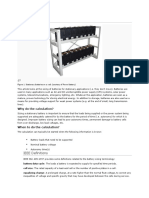 Why Do The Calculation?: Figure 1. Stationary Batteries On A Rack (Courtesy of Power Battery)