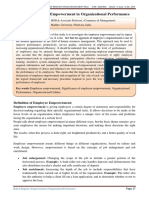 Role - of - Abdul Ali - Empowerment - in - Organiza PDF