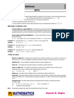 Sets & Relation Theory