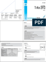 Ti-Maxs970 Om-T0377e-000 Operation Manual en de FR Es It