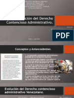 Evolucion Del Derecho Contencioso Administrativo