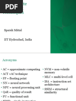 On Approximate Computing Techniques