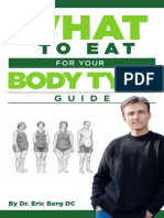 What To Eat For Your Body Type Booklet