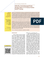 Dampak Terapi Sitikolin, Sosiodemografi Dan Komorbiditas Terhadap Nilai GCS Pasien Stroke Di RSUP Dr. M. Djamil Padang