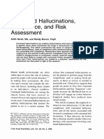 Command Hallucinations, Compliance, and Risk Assessment: Keith Hersh, Ma, and Randy Borum, Psyd