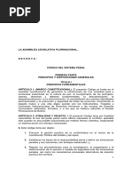 LEY 1005 Código Del Sistema Penal 14-12-17 PL 122-17-18