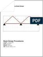 Beam Design Procedueres