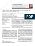 Acetic Acid From Mixed Waste Acids