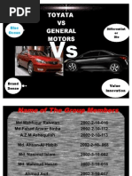 Toyota Vs GM