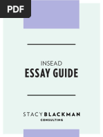 Insead Essay Guide PDF