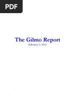 Gilmo Report Feb 2 2011