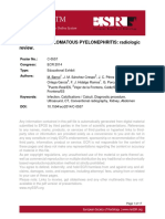 Xanthogranulomatous Pyelonephritis: Radiologic Review.: Poster No.: Congress: Type: Authors