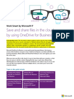 3642 Save and Share Files in The Cloud by Using OneDrive For Business