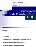 Subsistema de Entrada e Saída - Grupo 3