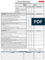 Lista de Verificación - Estandar Andamios y Escaleras - v01