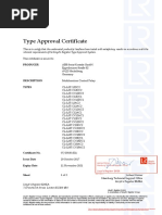 Type Approval Certificate