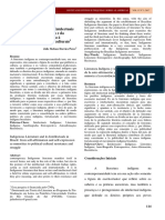 Literatura Indígena e Seus Intelectuais No Brasil: Da Autoafirmação e Da Autoexpressão Como Minoria À Resistência e À Luta Político-Culturais