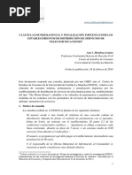 Cláusulas de Permanencia y Penalización Impuestas Por Los Establecimientos de Distribución de Servicios de Telecomunicaciones