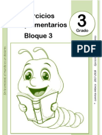 3er Grado - Bloque 3 - Ejercicios Complementarios